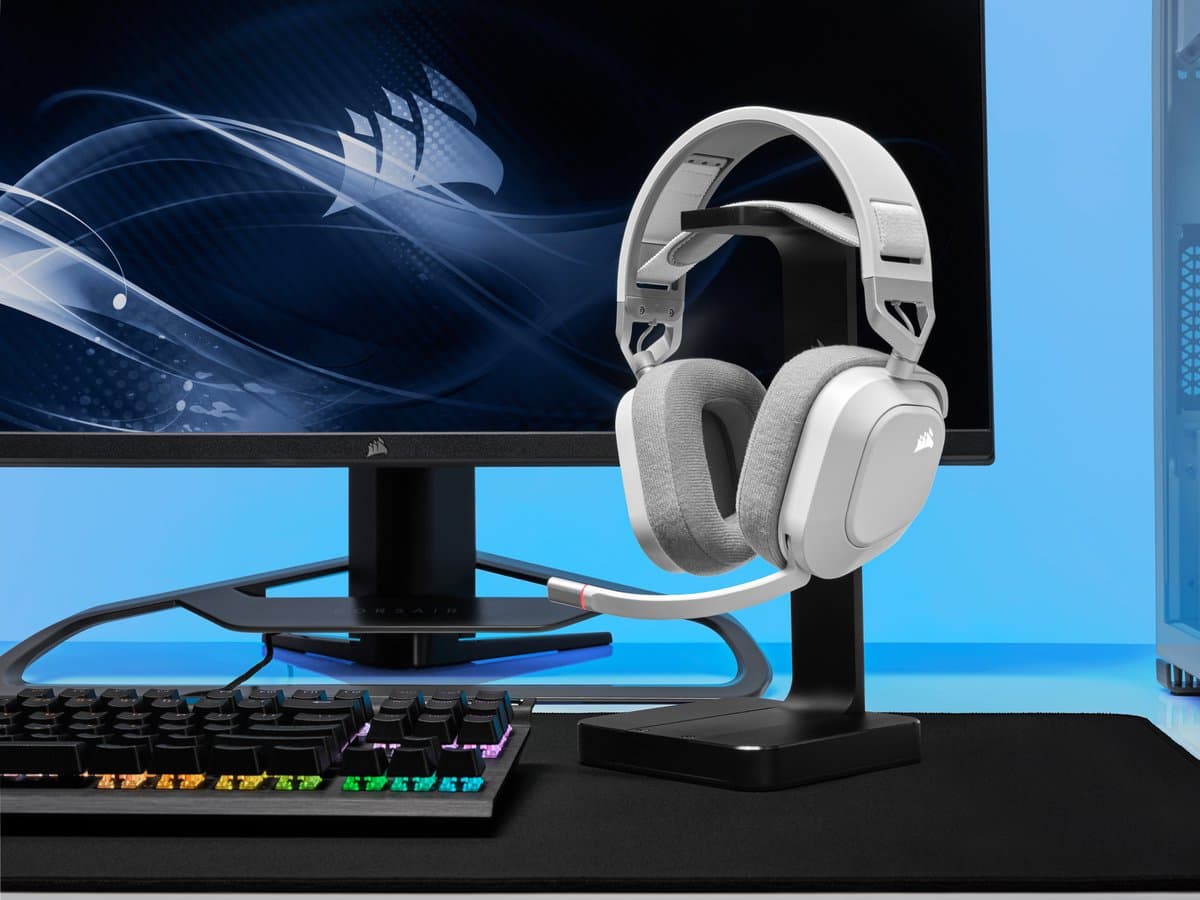 Corsair HS80 RGB Wireless wit met 20 uur accu thumbnail 8