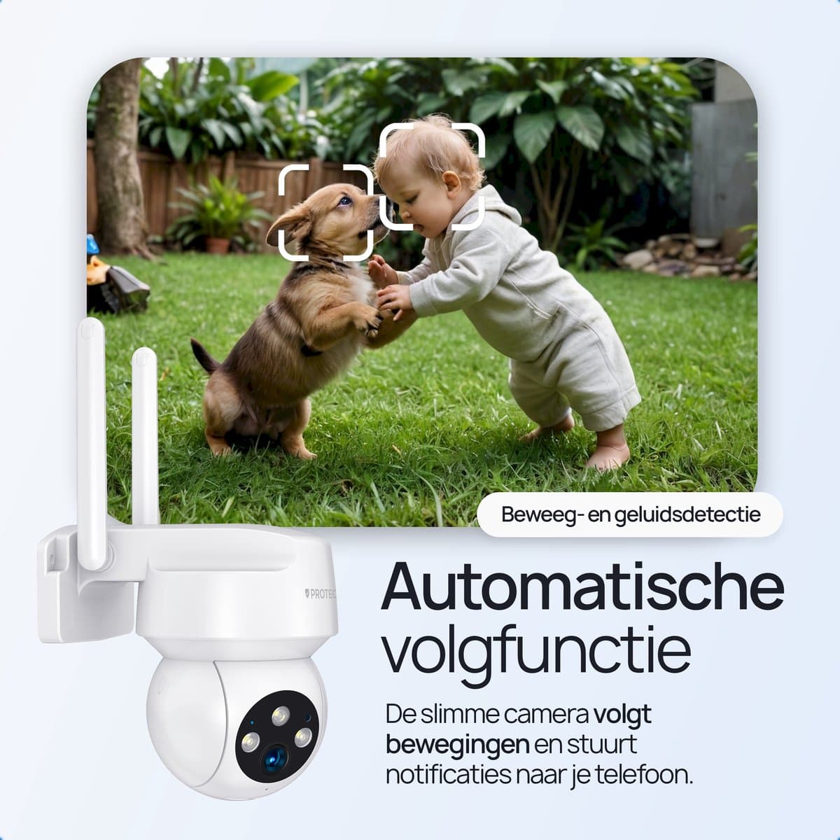 Protectly 3K HD 5MP Beveiligingscamera Buiten met 64GB SD thumbnail 2