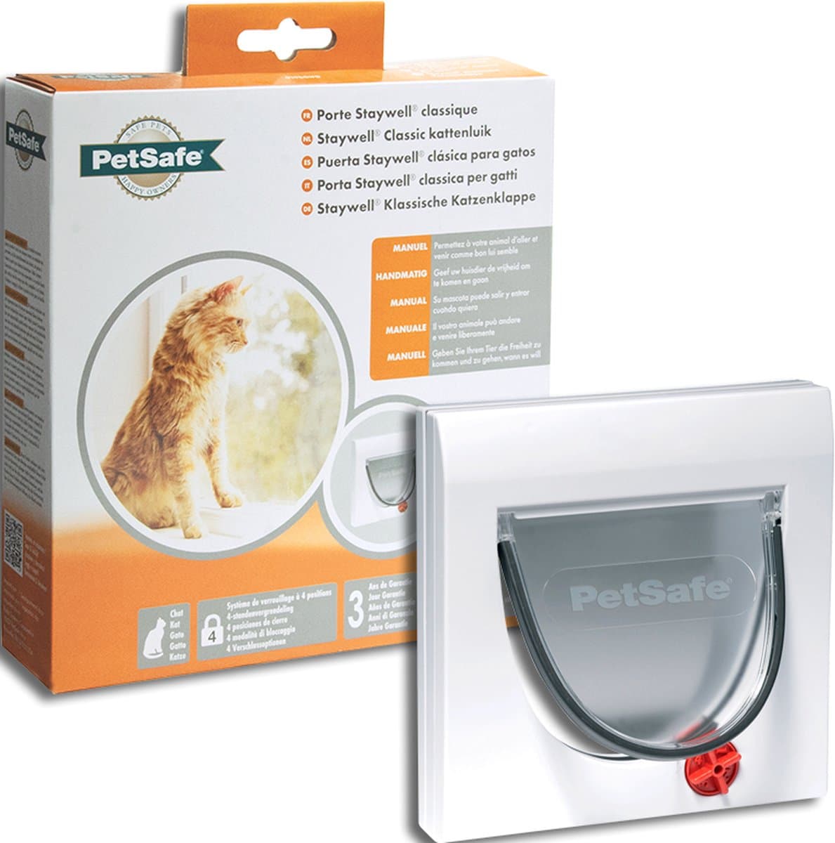 Petsafe 919 Classic - Wit - Kattenluik - 22,4 x 22,4 x 22,4 cm thumbnail 8