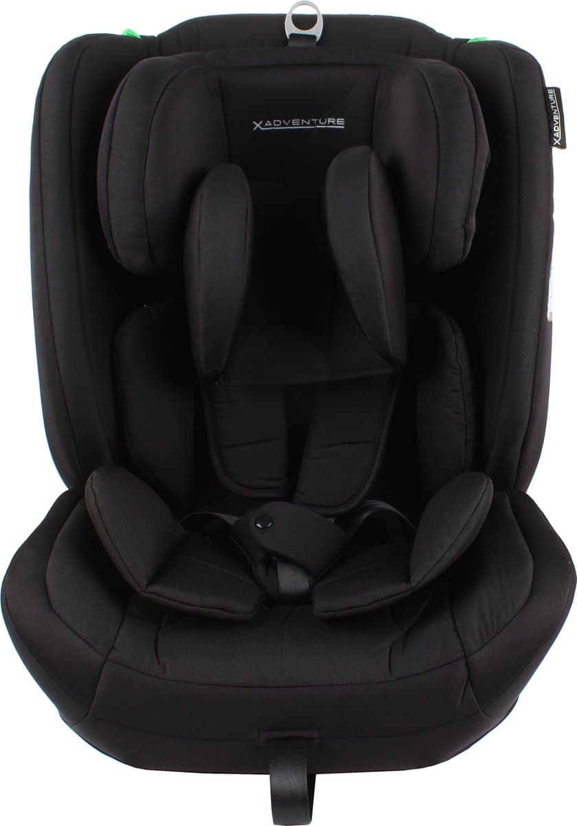 X Adventure Autostoel Premium Groep 1/2/3 9-36 kg (76 tot 150 cm) - Vanaf 15 maanden tot 12 jaar - Gordel - i-Size - Meegroei Autostoel - Zwart thumbnail 2