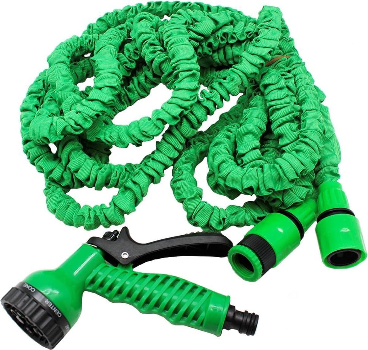 Benson - Tuinslang - Fexibel - 10 meter - Tuinslang met koppeling - Spuitpistool - Groen thumbnail 2
