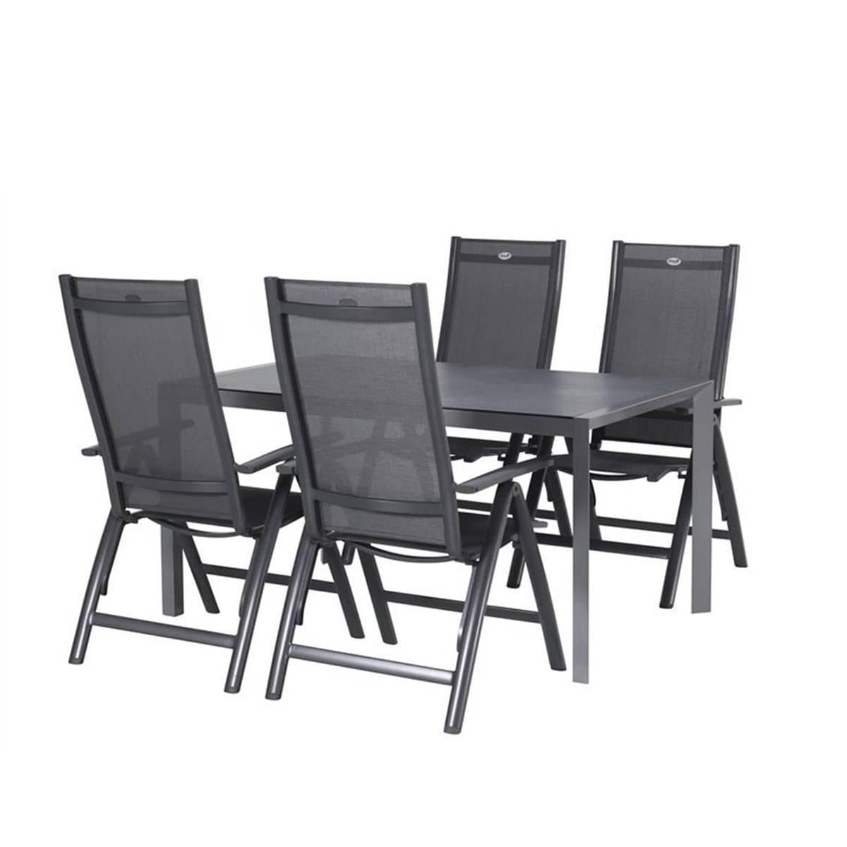 Hartman Aruba Aluminium tuinstoel - Antraciet verstelbaar thumbnail 7