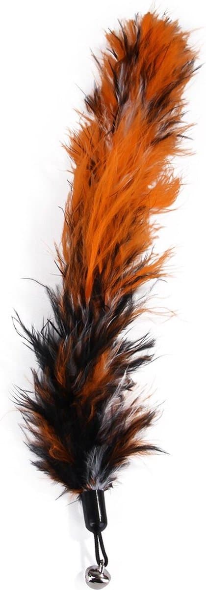 Kattenhengel met 10 opzetstukjes - Kat Speelhengel met Veren - Speelgoed Hengel voor Katten – Kittenspeeltjes met Veer – Kattenspeelgoed – Katten speeltjes thumbnail 5