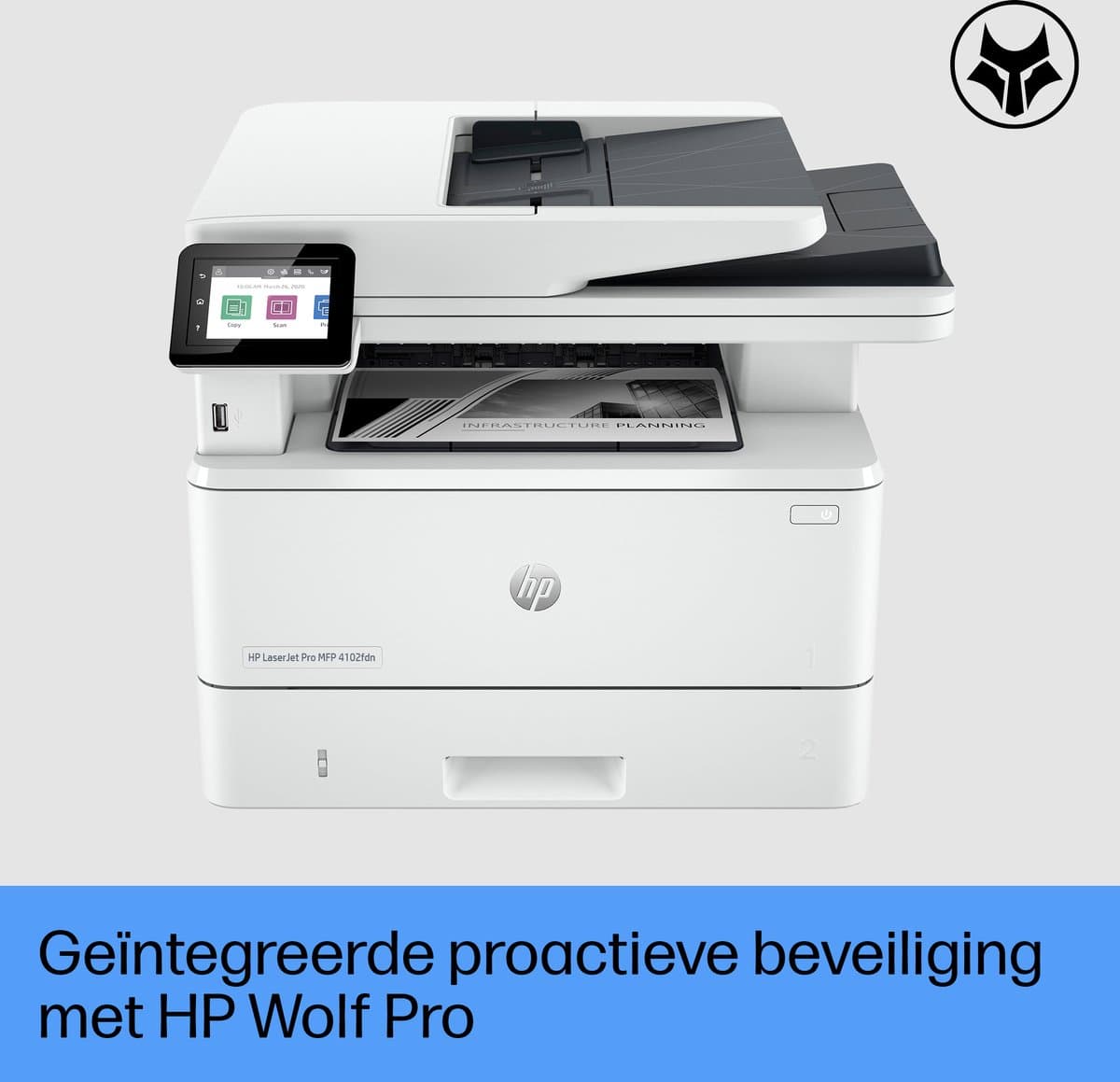 HP LaserJet Pro MFP 4102fdn - All-in-One Laserprinter - Wit thumbnail 5