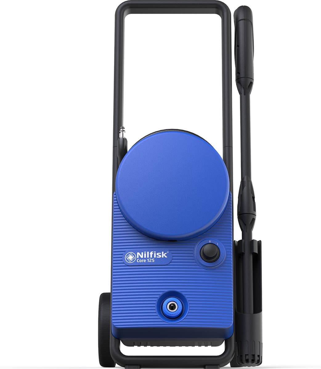 Nilfisk Core 125 – Compacte hogedrukreiniger met 125 bar, metalen pomp, Click&Clean-systeem, terrasreiniger en transportwagen thumbnail 2
