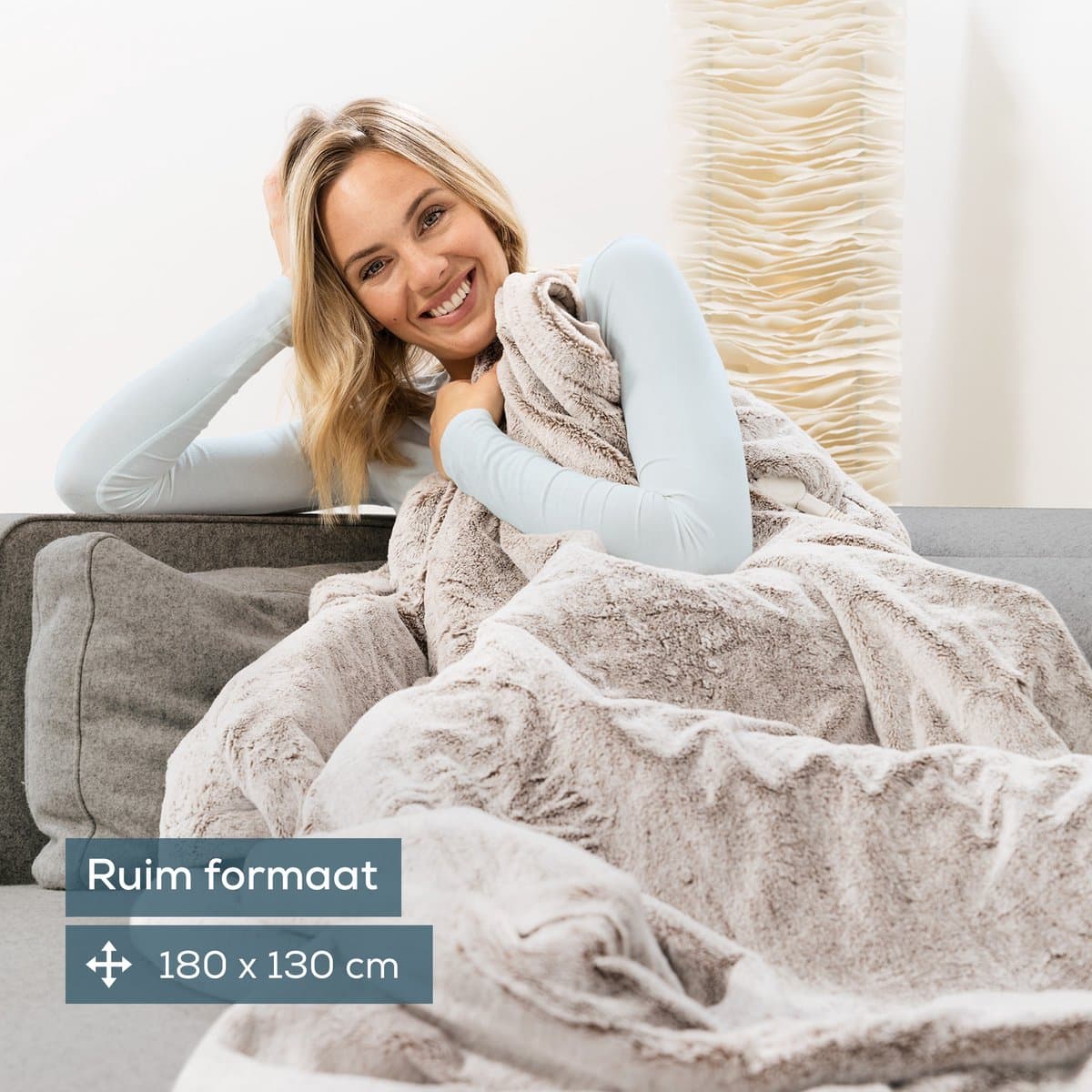 Beurer Elektrische Deken - Warmtedeken - 1 persoons 180x130cm - Test: Zeer goed - Automatische uitschakeling - Nordic - 3 Jaar Garantie thumbnail 2
