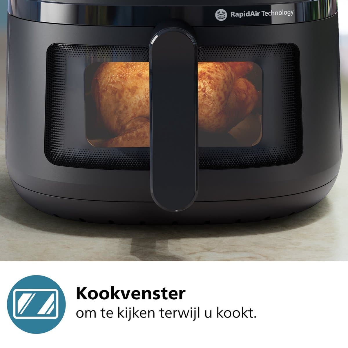 Philips NA230/00 airfryer 6,2 liter met kijkvenster thumbnail 8