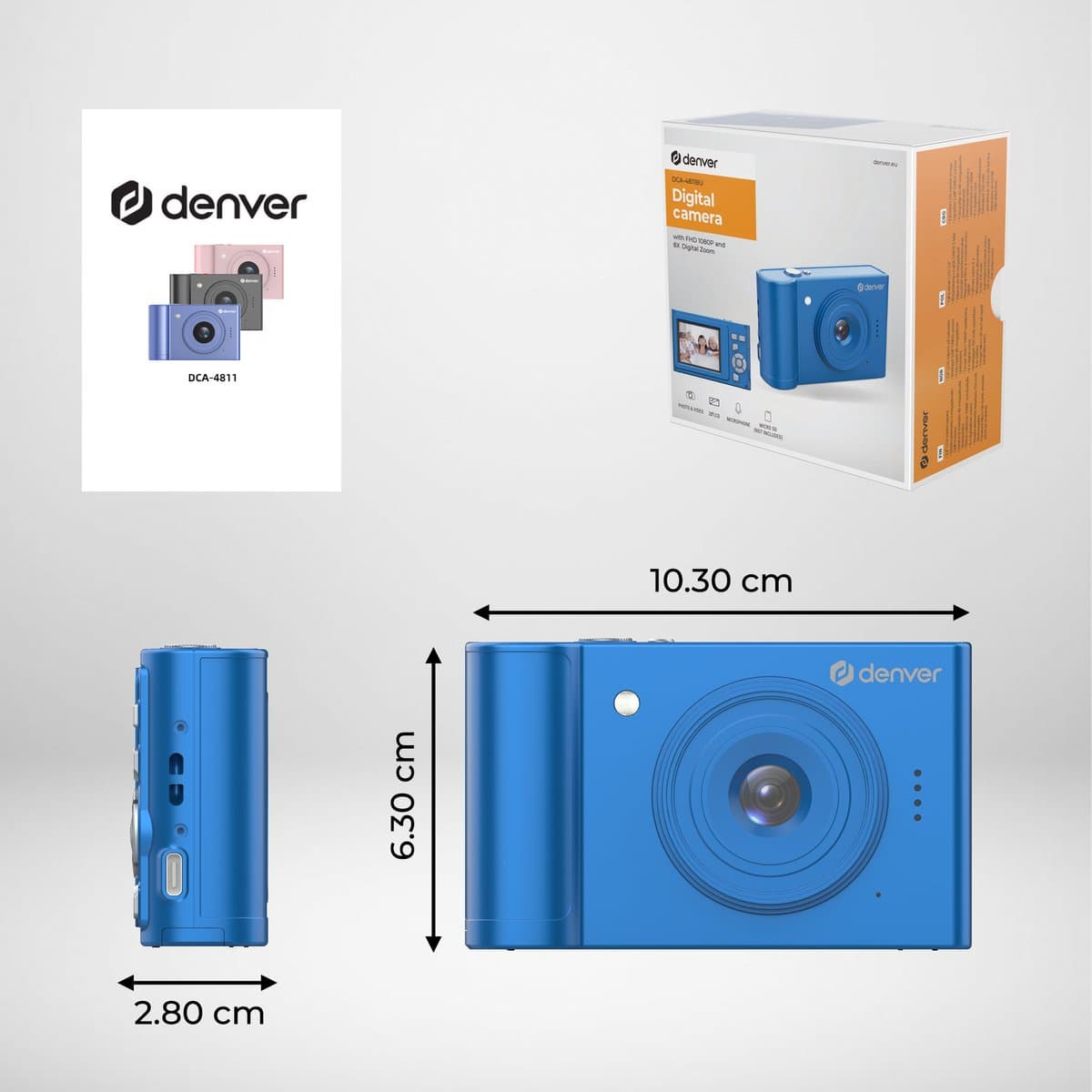 Denver DCA4811BU met 5MP-sensor en Full HD thumbnail 8