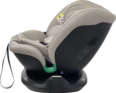 Ding Mae Autostoel Beige - 360° Draaibaar - i-Size 40-150cm