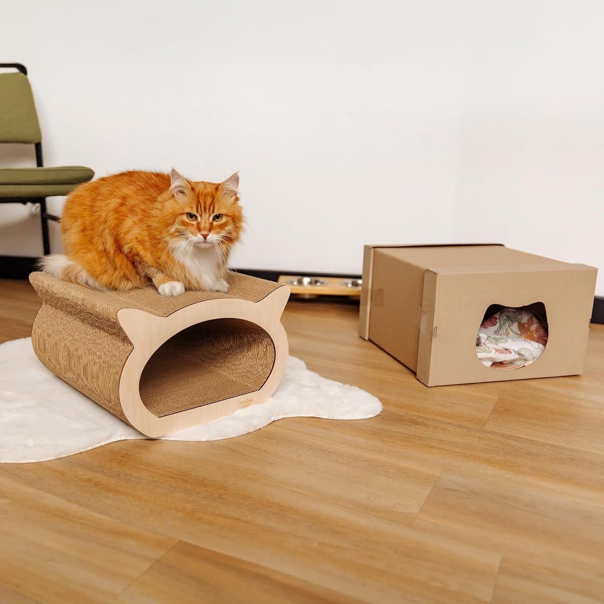Creative Pets Kattenkrabplank - Golfkarton met Multiplex, 2-in-1 thumbnail 8