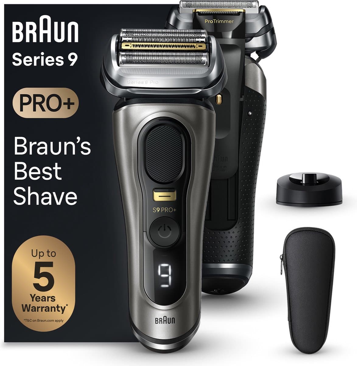 Braun Elektrisch Scheerapparaat Series 9 Pro+ E Wet & Dry 9515s Grafiet - - afbeelding 1