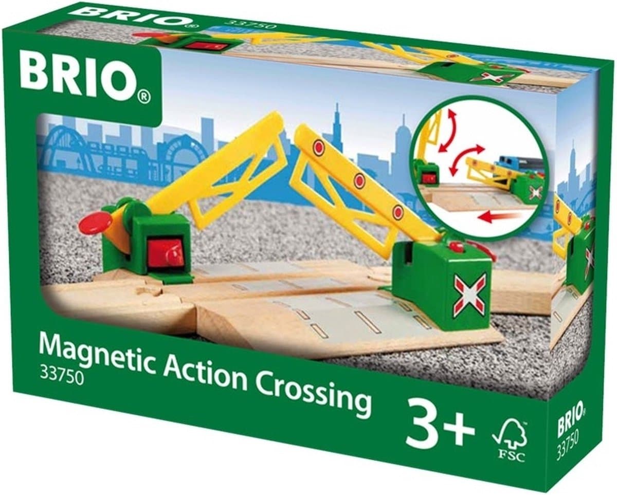 BRIO World Magnetische overweg baan 33750 - interactief treinaccessoire thumbnail 3