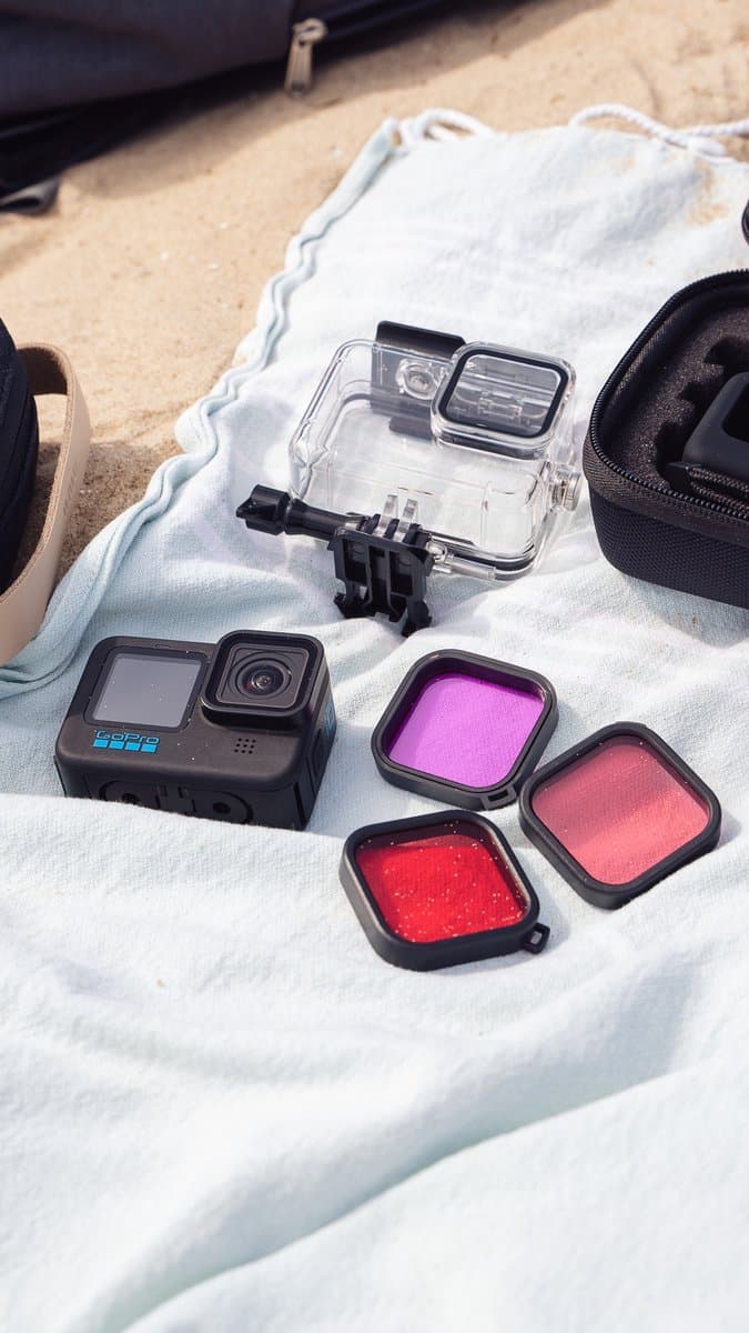 MOJOGEAR Duikfilters voor MOJOGEAR waterdichte behuizing GoPro Hero 9,10,11 en 12 - Set van 3 - Roze, rood en magenta thumbnail 5
