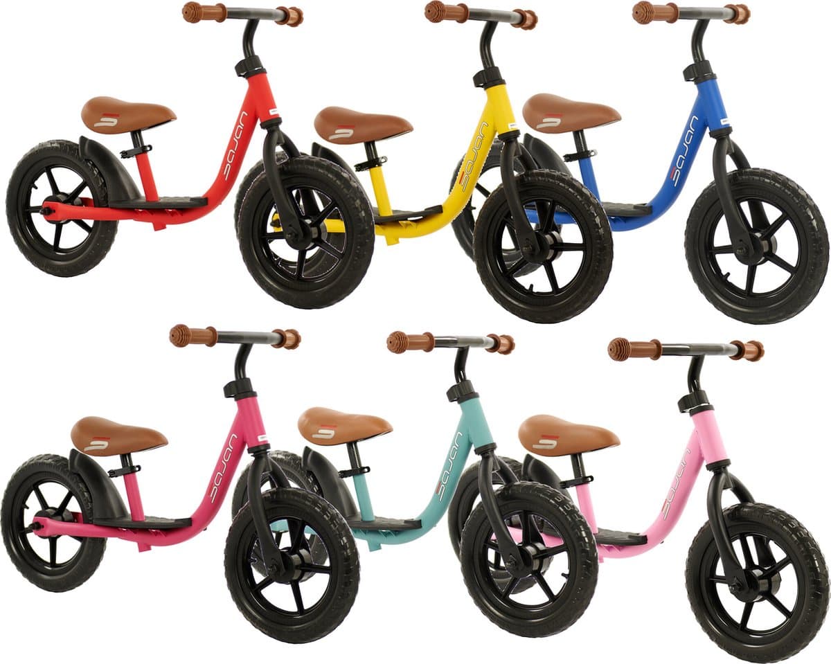 Sajan Loopfiets - Balance Bike - Jongens en Meisjes - Loopfiets 2 Jaar - Buitenspeelgoed - Mat-Oker thumbnail 8