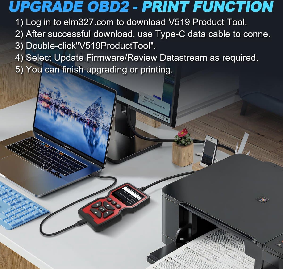 OBD Scanner - OBD2 - Auto uitlezen - Storing verwijderen - Uitleesapparatuur auto - Diagnose auto - Diagnosecomputer - Diagnose apparatuur auto - Motorstoring thumbnail 3