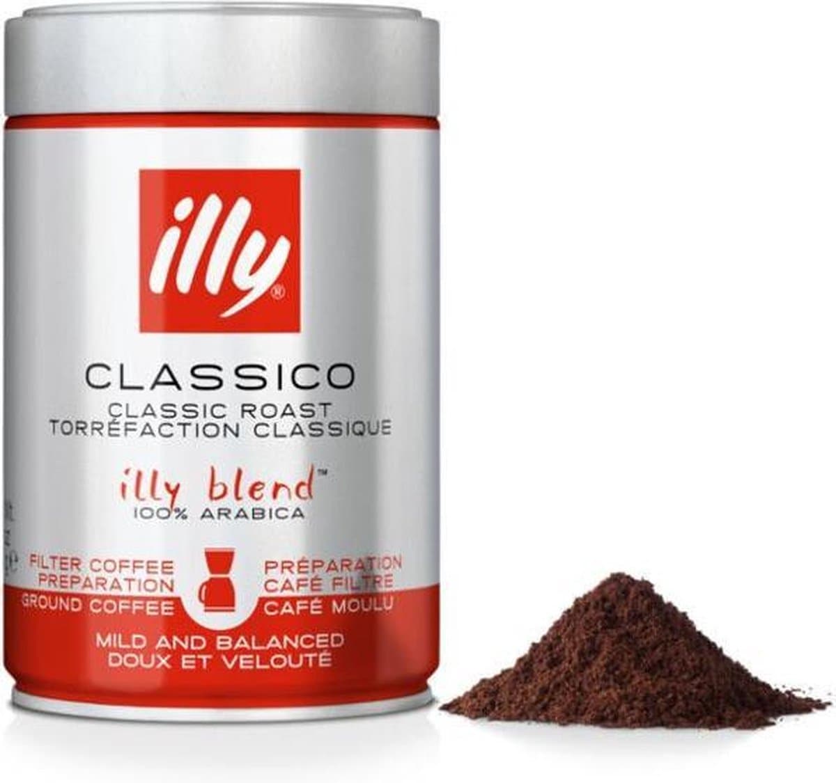 Illy filterkoffie - Premium Italiaanse blend met chocolade en bloemtonen