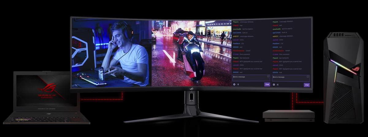 ASUS ROG 49-inch Ultrawide Gaming Monitor thumbnail 8