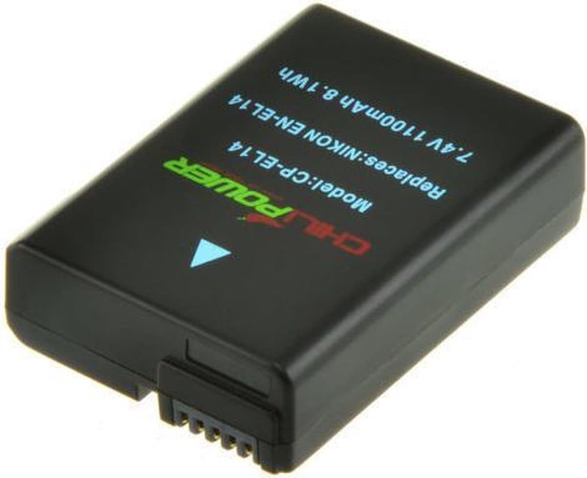 ChiliPower EN-EL14 / EN-EL14a accu voor Nikon - 1250mAh thumbnail 3