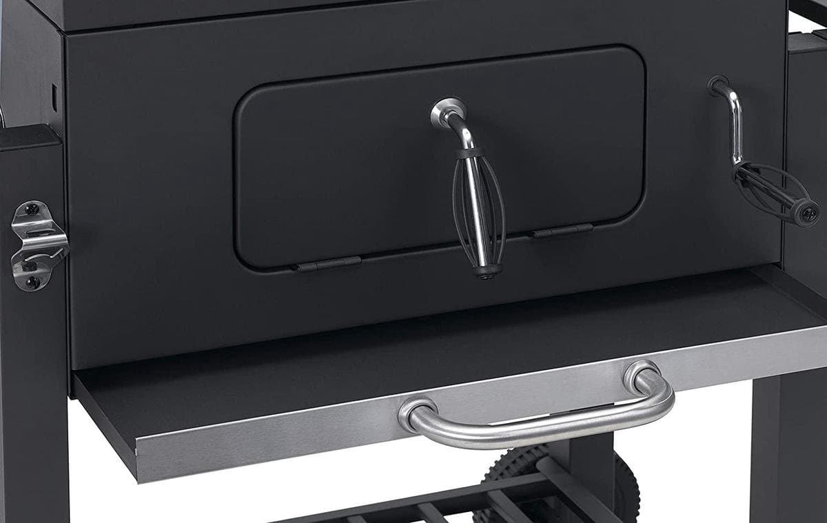 EVIQ - BBQ houtskool XL- Smoker Barbecue Valencia 2026 model - Barbeque Verstelbaar kolenrooster - Barbecues Zwart thumbnail 8