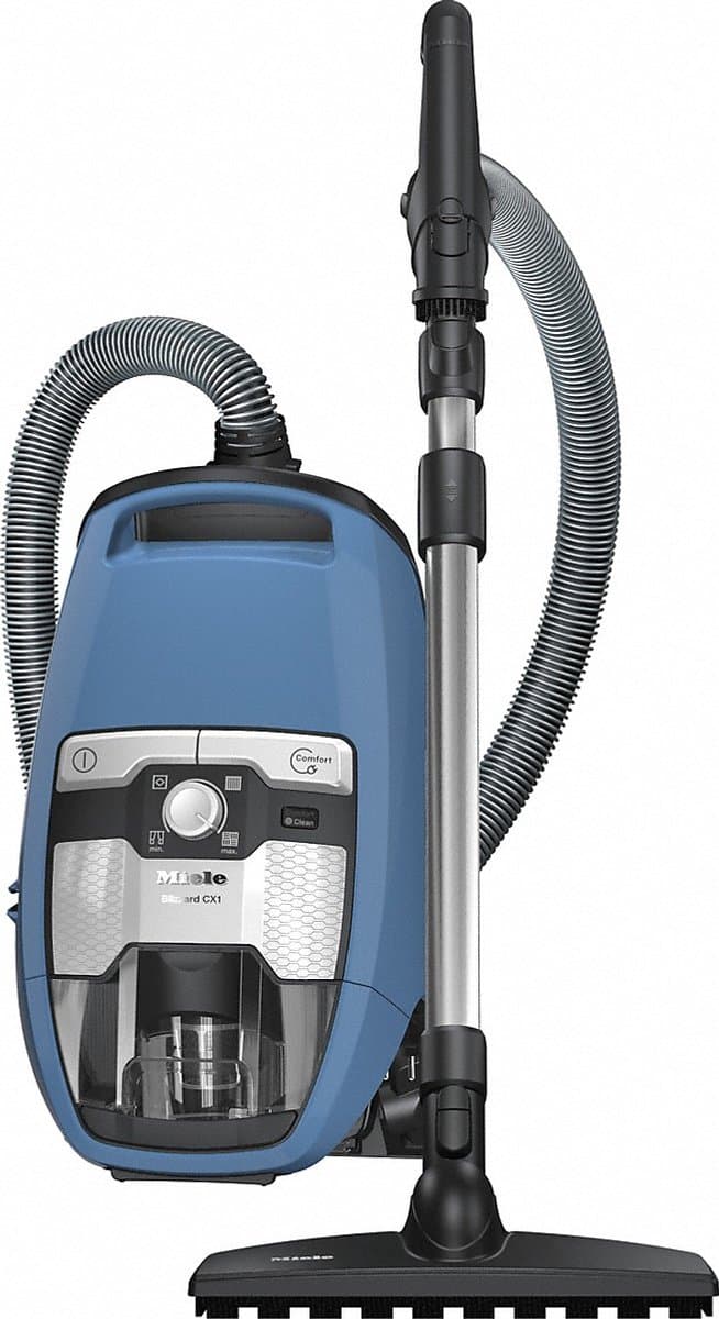 Miele Blizzard CX1 Parquet EcoLine - Stofzuiger zonder zak - Techblauw