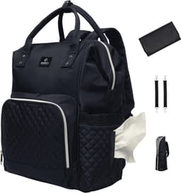 Productfoto van MIMMTI luiertas rugzak 24,5 liter met verschoonmatje en kinderwagenhaken