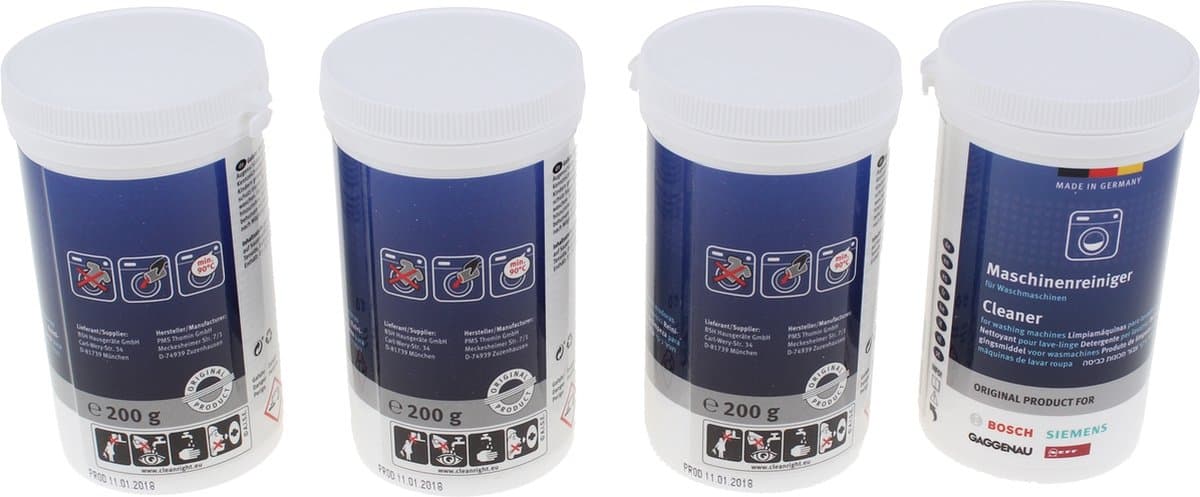 Bosch/Siemens Wasmachine reiniger - 4x200g, geurverlichtend thumbnail 5