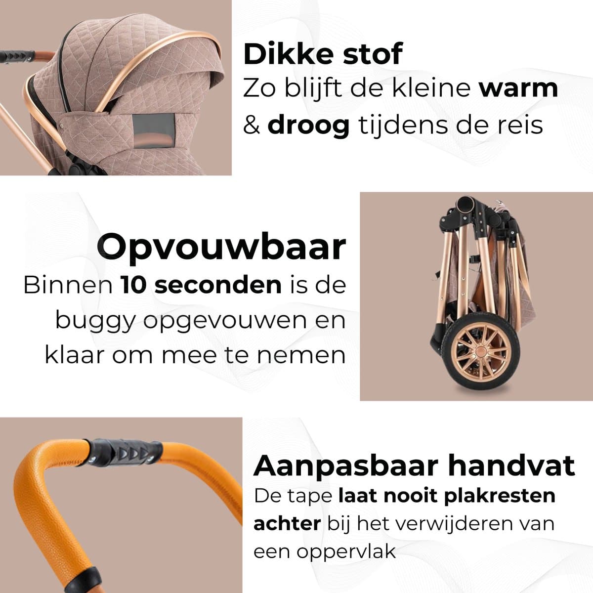Lunola Nova 3-in-1 Kinderwagen met Autostoel (0-20kg) thumbnail 2