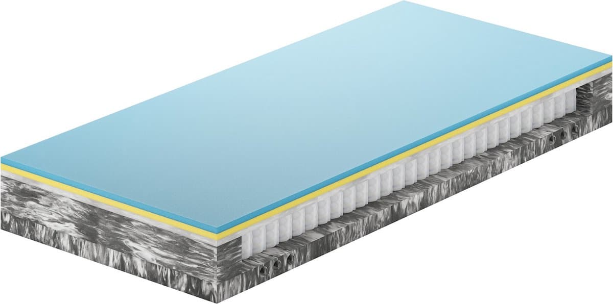 Emma Hybrid Pocketvering Matras - 250 veren p/m2 - 180 x 200 cm - Medium thumbnail 8