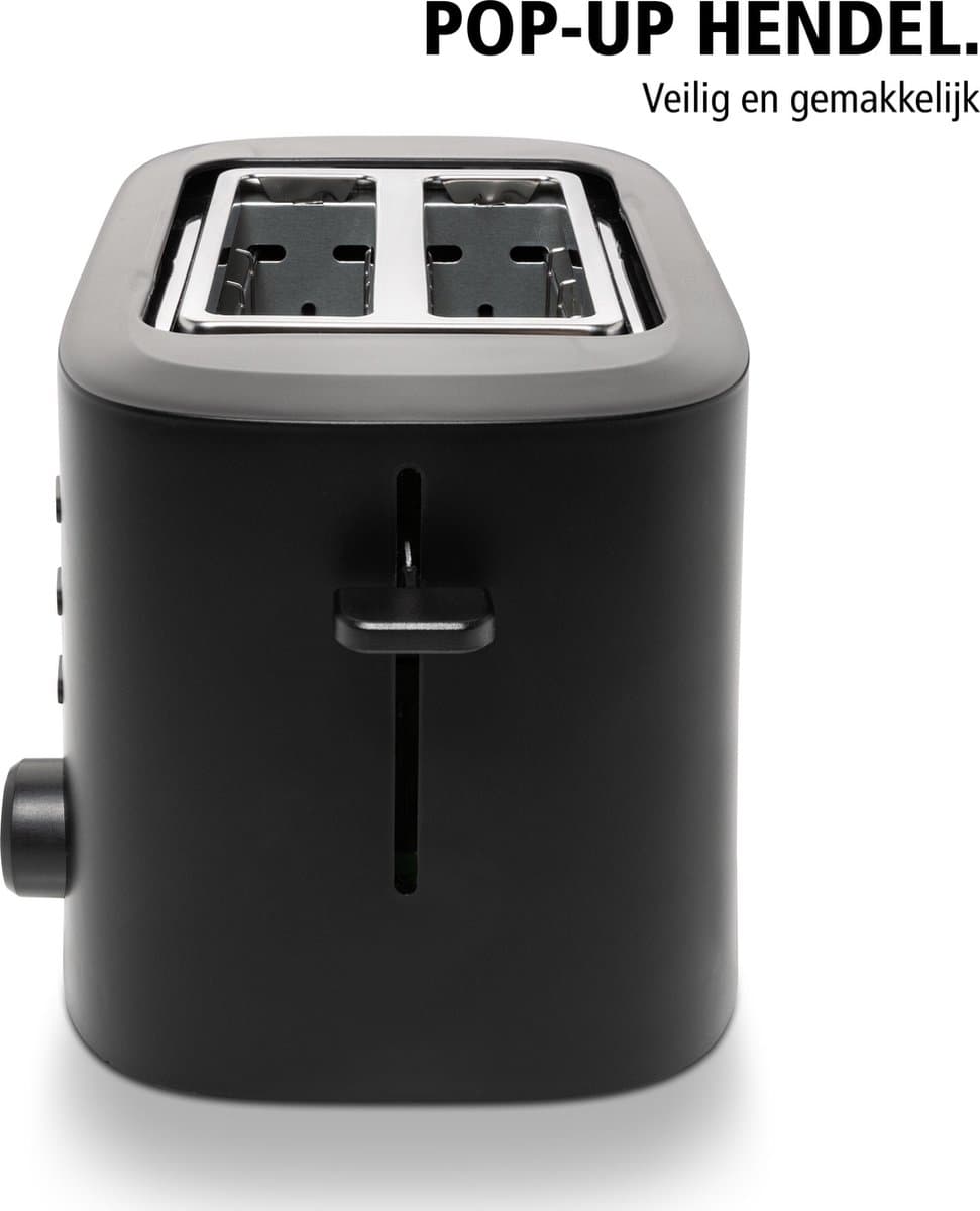 Brabantia Broodrooster - 980 Watt - 6 Roosterstanden - Toaster met Snoeropbergruimte - BBEK1027 thumbnail 3