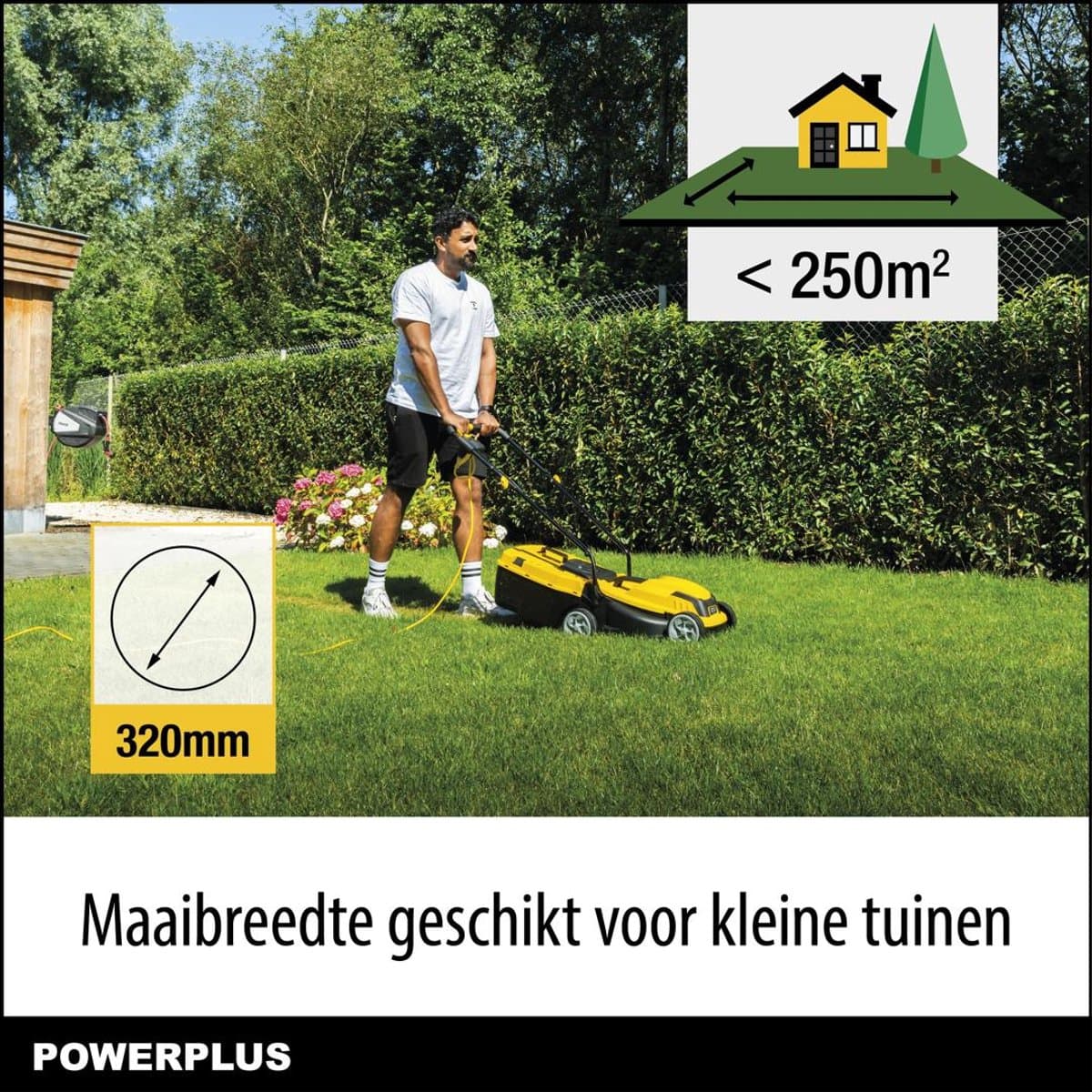 Powerplus Elektrische Grasmaaier 320mm thumbnail 8