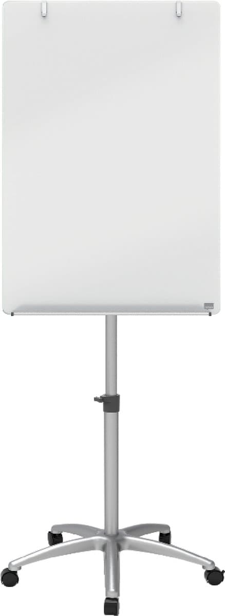 Nobo Impression Pro Mobiele Glas Flipover - Inclusief Whiteboard Marker en Magneten - Wit