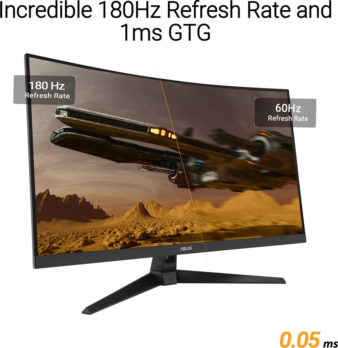 ASUS TUF Gaming VG32WQ3B - 32" QHD 180Hz curved thumbnail 8