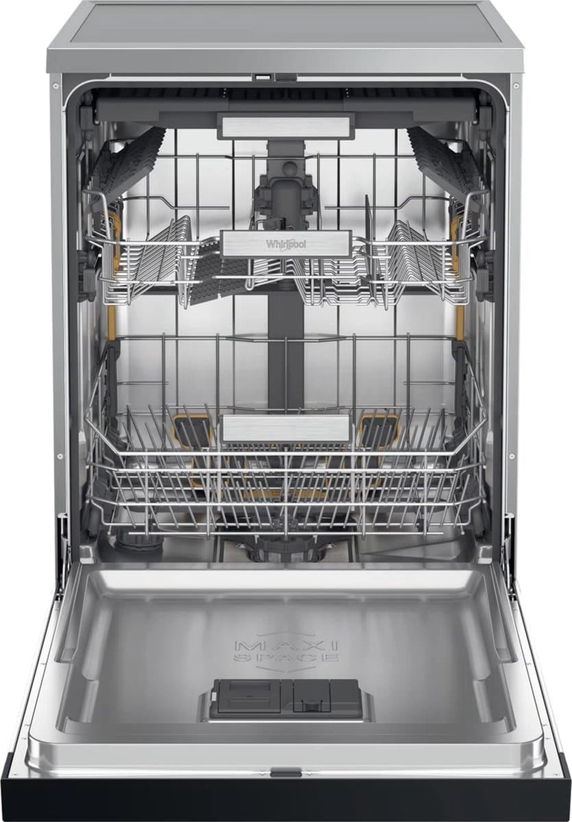 Whirlpool Vaatwasser | Model W7F HS41 X | Vrijstaand | 15 couverts | RVS | MaxiSpace-kuip thumbnail 3