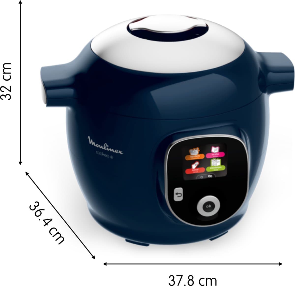 Moulinex Cookeo+ CE851410 - Intelligente Hogedruk Multicooker - 6 programma's - 6L - Blauw thumbnail 8