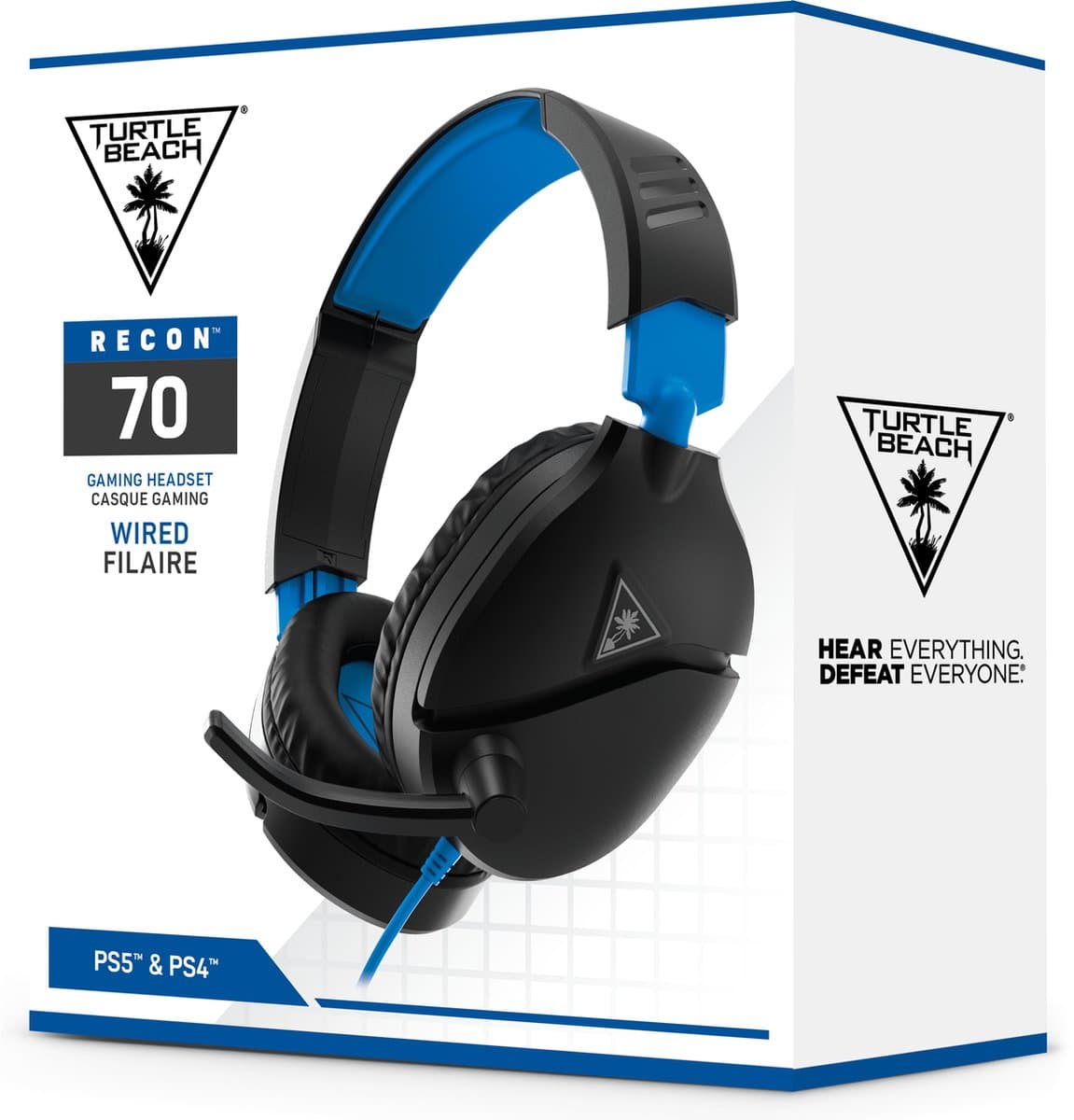 Turtle Beach Recon 70P - Gaming Headset - Zwart - PS4 & PS5 thumbnail 5