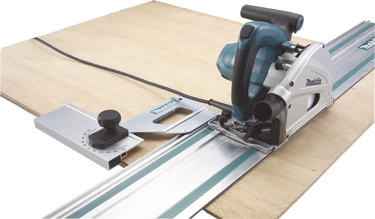 Makita SP6000J1X2 Invalcirkelzaag 1300W + geleiderails thumbnail 7