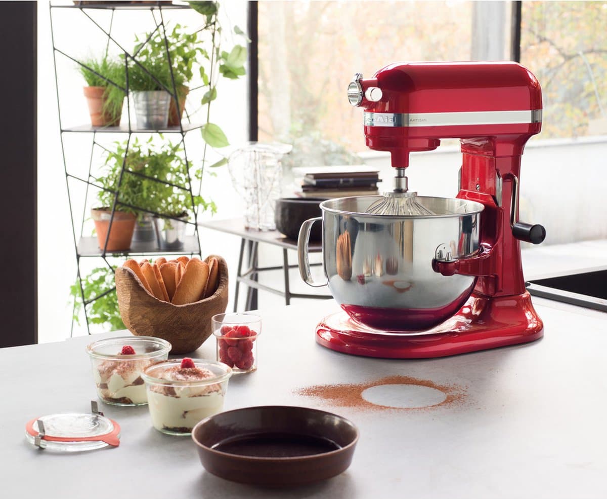 KitchenAid Artisan Keukenmachine - 6,9L, staal, 1,3 pk thumbnail 4
