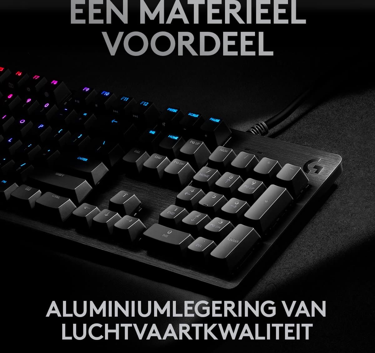 Logitech G512 - Mechanisch Gaming Toetsenbord - US Layout thumbnail 6