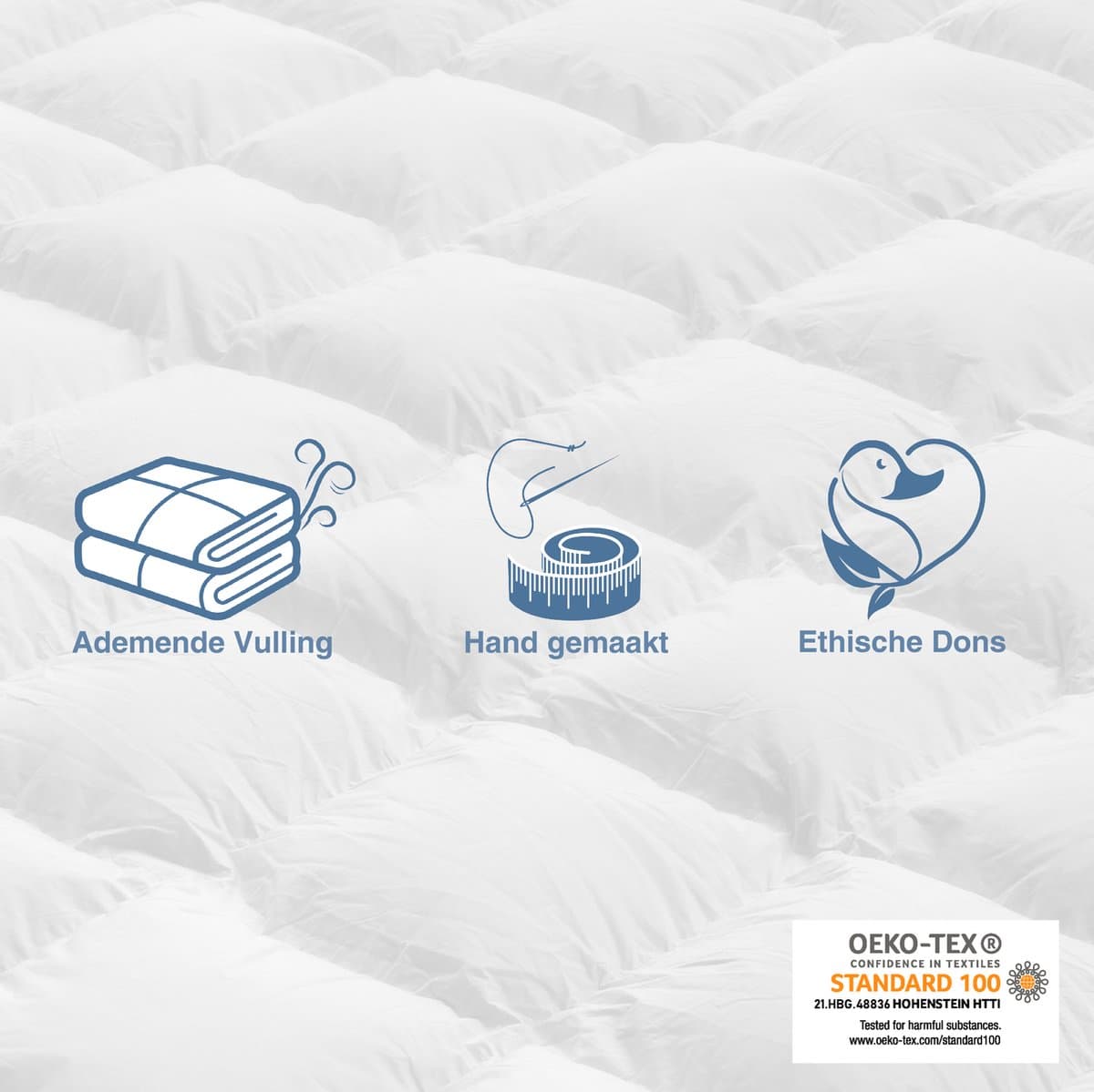 Nordic Paradise - Lightweight Donzen Dekbed - 90% Franse eendendons - 140x200 cm - Extra Warm - Winter thumbnail 2