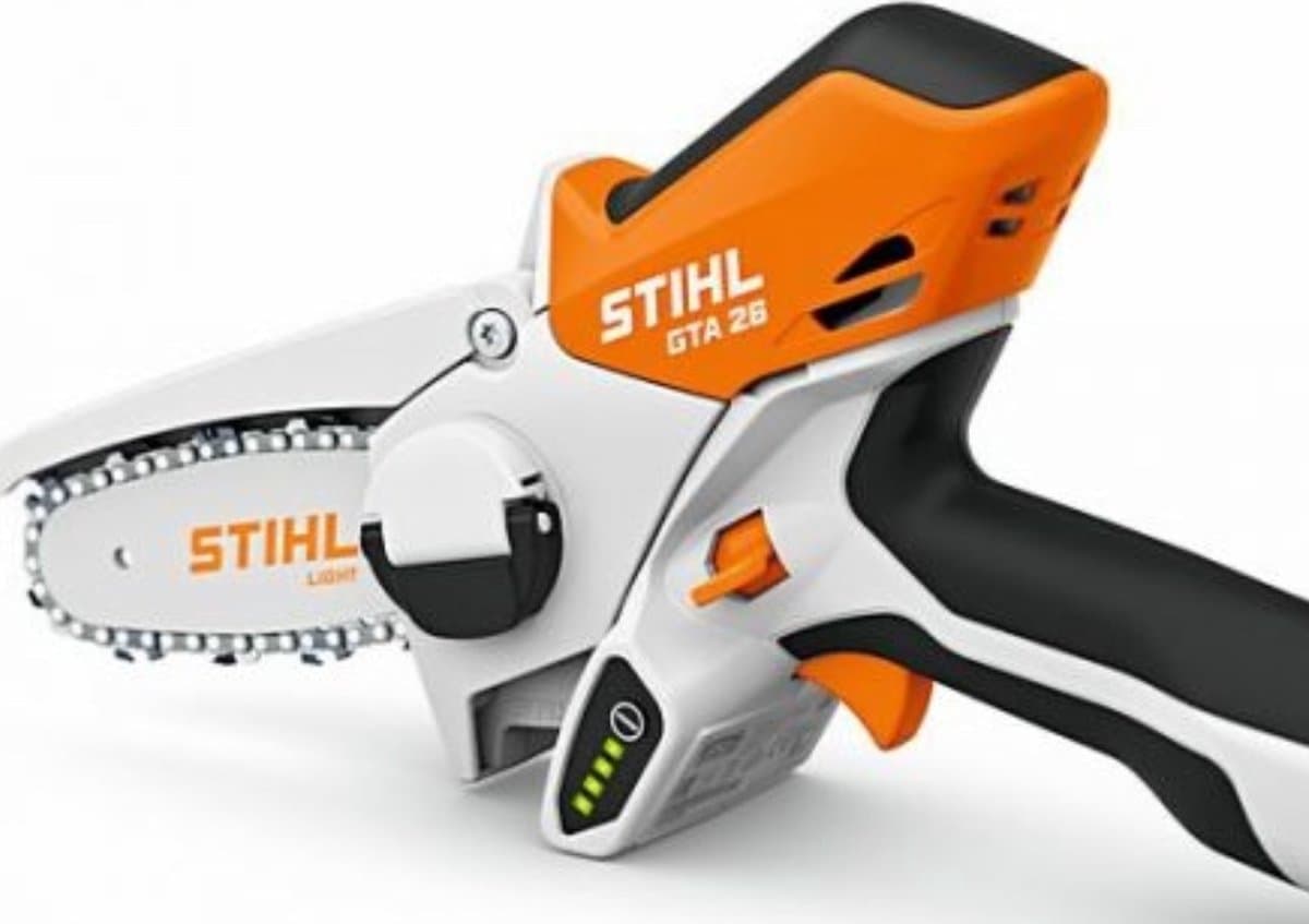 Stihl accu mini kettingzaag SET - Snoeischaar - Snoeizaag - hand kettingzaag - Professioneel- Hovenier- Tuinman thumbnail 3