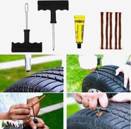Productfoto van Reparatieset Fiets/Auto/Motor/Scooter-Bandenreparatieset-Kit Voor Herstellen Van Banden