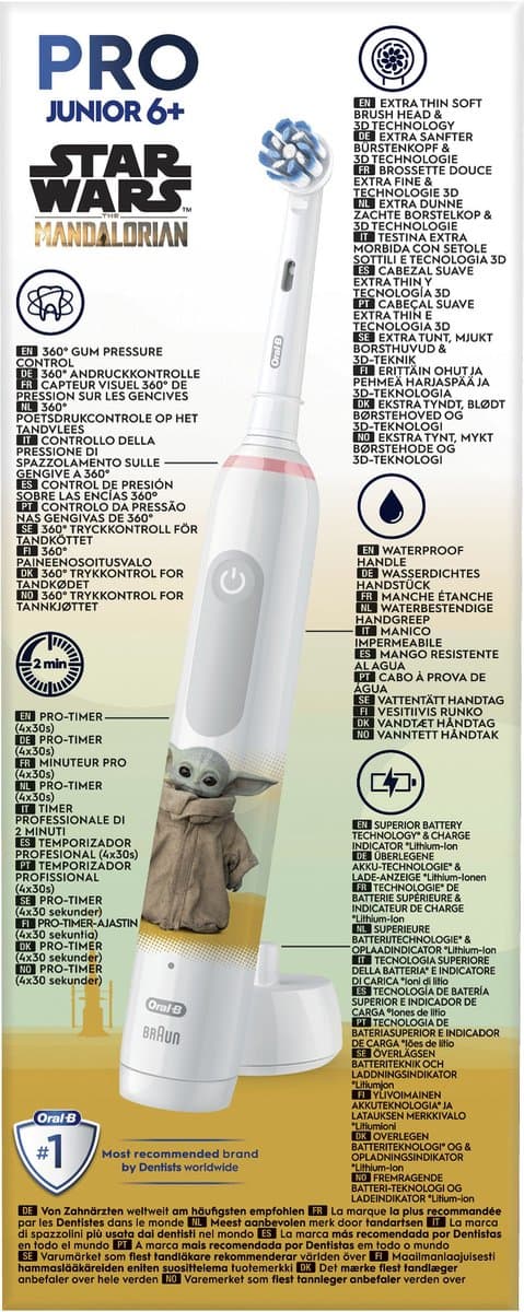 Oral-B Pro Junior Star Wars - Elektrische Tandenborstel - Voor Kinderen Vanaf 6 Jaar thumbnail 3