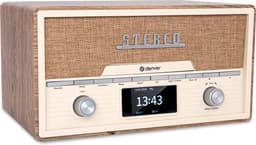 Productfoto van Denver DAB Radio CD Speler - Retro Radio - Lightwood