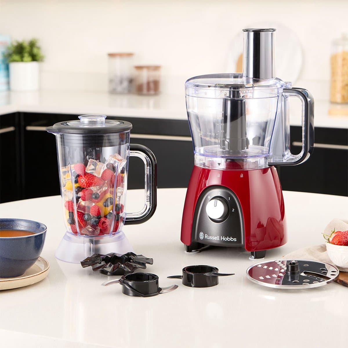 Russell Hobbs Desire Red Foodprocessor - 27110-56 thumbnail 2