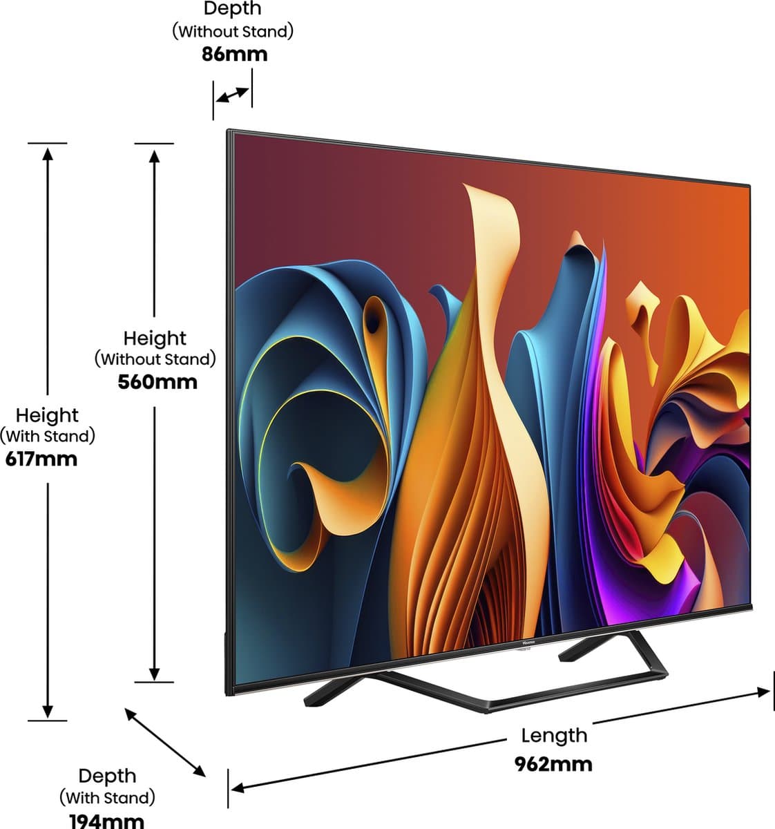 Hisense 43A7NQ - 43 inch - 4K QLED - 2024 thumbnail 3