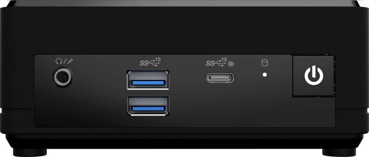 BitBull N100 Mini PC/SFF Desktop Computer 16GB RAM 1TB SSD M.2 - 4-Core@3,4GHz Turbo - WIFI 6|Bluetooth 5 - HDMI|DisplayPort|USB-C - Powered by MSI - Windows 11 Professional thumbnail 5