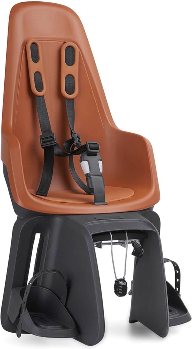 Bobike One Maxi E-BD/bagagedragermontage - Chocolate Brown - fietsstoeltje - kinderzitje - achterzitje - fietszitje - voor achterdrager van een fiets of e-bike thumbnail 2