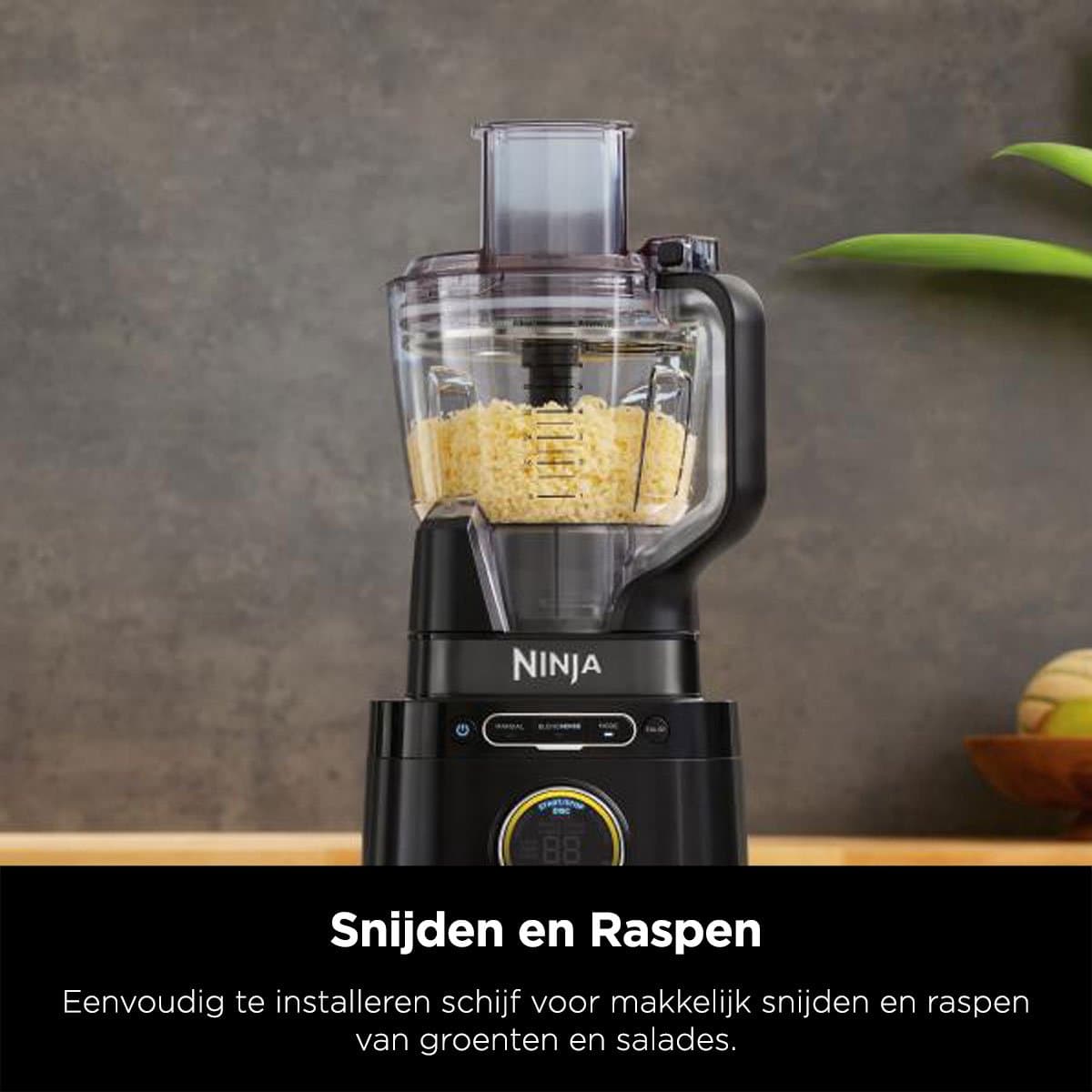 Ninja Detect 3-in-1 Foodprocessor, Blender en Smoothie Maker - BlendSense Technologie - 2024 Model - IJscrusher - 1200 Watt - TB401EU thumbnail 6