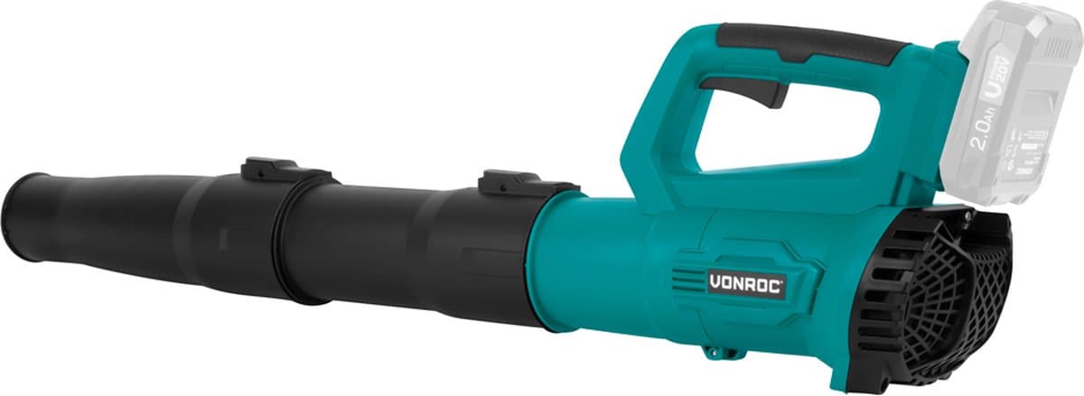 VONROC TurboJet Bladblazer 20V - Axiaal design: zeer krachtig, hoog rendement - Luchtvolume 420m3/uur - Excl. accu & lader thumbnail 2