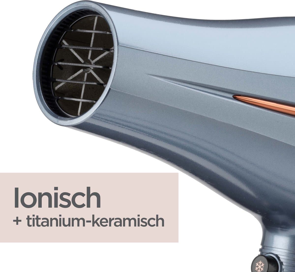BaByliss Denim Luxe D251PE Föhn - Ionisch, snel en pluisvrij thumbnail 3